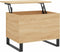 vidaXL - Salontafel - 60x44,5x45 - cm - bewerkt - hout - sonoma - eikenkleurig