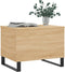 vidaXL - Salontafel - 60x44,5x45 - cm - bewerkt - hout - sonoma - eikenkleurig