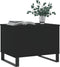 vidaXL - Salontafel - 60x44,5x45 - cm - bewerkt - hout - zwart