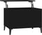 vidaXL - Salontafel - 60x44,5x45 - cm - bewerkt - hout - zwart