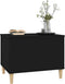vidaXL - Salontafel - 60x44,5x45 - cm - bewerkt - hout - zwart