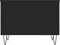 vidaXL - Salontafel - 60x44,5x45 - cm - bewerkt - hout - zwart