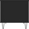 vidaXL - Salontafel - 60x44,5x45 - cm - bewerkt - hout - zwart