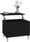 vidaXL - Salontafel - 60x44,5x45 - cm - bewerkt - hout - zwart