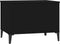 vidaXL - Salontafel - 60x44,5x45 - cm - bewerkt - hout - zwart