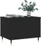 vidaXL - Salontafel - 60x44,5x45 - cm - bewerkt - hout - zwart