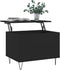 vidaXL - Salontafel - 60x44,5x45 - cm - bewerkt - hout - zwart
