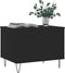 vidaXL - Salontafel - 60x44,5x45 - cm - bewerkt - hout - zwart