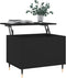 vidaXL - Salontafel - 60x44,5x45 - cm - bewerkt - hout - zwart
