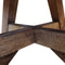 vidaXL - Salontafel - 60x45 - cm - massief - gerecycled - hout - wit