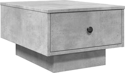 vidaXL - Salontafel - 60x45x31 - cm - bewerkt - hout - betongrijs