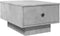 vidaXL - Salontafel - 60x45x31 - cm - bewerkt - hout - betongrijs