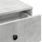 vidaXL - Salontafel - 60x45x31 - cm - bewerkt - hout - betongrijs
