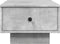 vidaXL - Salontafel - 60x45x31 - cm - bewerkt - hout - betongrijs