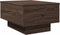 vidaXL - Salontafel - 60x45x31 - cm - bewerkt - hout - bruin - eikenkleurig