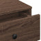 vidaXL - Salontafel - 60x45x31 - cm - bewerkt - hout - bruin - eikenkleurig