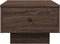 vidaXL - Salontafel - 60x45x31 - cm - bewerkt - hout - bruin - eikenkleurig