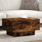 vidaXL - Salontafel - 60x45x31 - cm - bewerkt - hout - gerookt - eikenkleurig