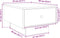 vidaXL - Salontafel - 60x45x31 - cm - bewerkt - hout - gerookt - eikenkleurig