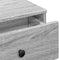vidaXL - Salontafel - 60x45x31 - cm - bewerkt - hout - grijs - sonoma - eikenkleurig