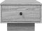 vidaXL - Salontafel - 60x45x31 - cm - bewerkt - hout - grijs - sonoma - eikenkleurig