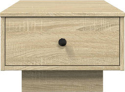vidaXL - Salontafel - 60x45x31 - cm - bewerkt - hout - sonoma - eikenkleurig
