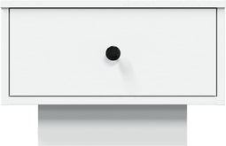 vidaXL - Salontafel - 60x45x31 - cm - bewerkt - hout - wit