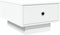 vidaXL - Salontafel - 60x45x31 - cm - bewerkt - hout - wit