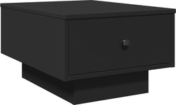 vidaXL - Salontafel - 60x45x31 - cm - bewerkt - hout - zwart