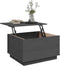 vidaXL - Salontafel - 60x50x35 - cm - massief - grenenhout - grijs