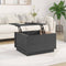 vidaXL - Salontafel - 60x50x35 - cm - massief - grenenhout - grijs