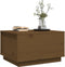 vidaXL - Salontafel - 60x50x35 - cm - massief - grenenhout - honingbruin