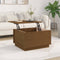 vidaXL - Salontafel - 60x50x35 - cm - massief - grenenhout - honingbruin