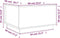 vidaXL - Salontafel - 60x50x35 - cm - massief - grenenhout - honingbruin