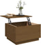 vidaXL - Salontafel - 60x50x35 - cm - massief - grenenhout - honingbruin