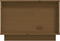 vidaXL - Salontafel - 60x50x35 - cm - massief - grenenhout - honingbruin