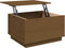 vidaXL - Salontafel - 60x50x35 - cm - massief - grenenhout - honingbruin