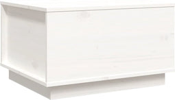 vidaXL - Salontafel - 60x50x35 - cm - massief - grenenhout - wit
