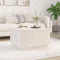 vidaXL - Salontafel - 60x50x35 - cm - massief - grenenhout - wit