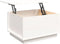 vidaXL - Salontafel - 60x50x35 - cm - massief - grenenhout - wit