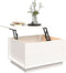 vidaXL - Salontafel - 60x50x35 - cm - massief - grenenhout - wit