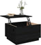 vidaXL - Salontafel - 60x50x35 - cm - massief - grenenhout - zwart