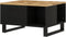 vidaXL - Salontafel - 60x50x35 - cm - massief - mangohout
