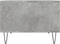 vidaXL - Salontafel - 60x50x36,5 - cm - bewerkt - hout - betongrijs