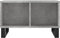 vidaXL - Salontafel - 60x50x36,5 - cm - bewerkt - hout - betongrijs