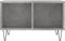 vidaXL - Salontafel - 60x50x36,5 - cm - bewerkt - hout - betongrijs