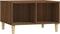 vidaXL - Salontafel - 60x50x36,5 - cm - bewerkt - hout - bruin - eikenkleur