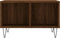 vidaXL - Salontafel - 60x50x36,5 - cm - bewerkt - hout - bruin - eikenkleur