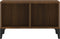 vidaXL - Salontafel - 60x50x36,5 - cm - bewerkt - hout - bruin - eikenkleur