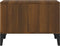vidaXL - Salontafel - 60x50x36,5 - cm - bewerkt - hout - bruin - eikenkleur